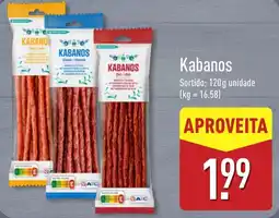 ALDI Kabanos promoção