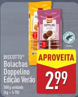 ALDI Biscotto Bolachas Doppelino Edição Verão promoção