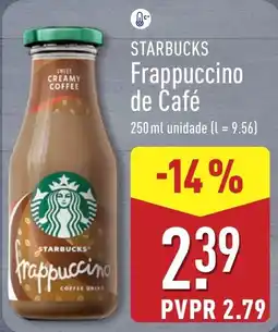 ALDI starbucks frappuccino de café promoção
