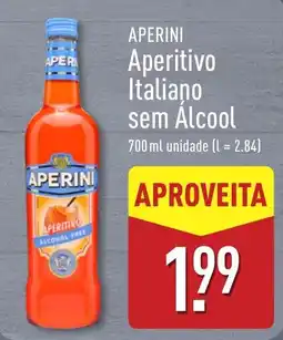 ALDI Aperini aperitivo italiano sem álcool promoção