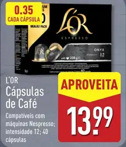 ALDI L'OR Cápsulas de Café promoção