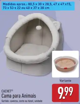 ALDI Cachet cama para animais promoção