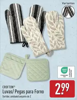ALDI Crofton luvas/pegas para forno promoção