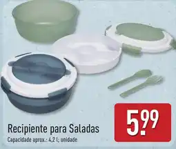 ALDI Recipiente para Saladas promoção