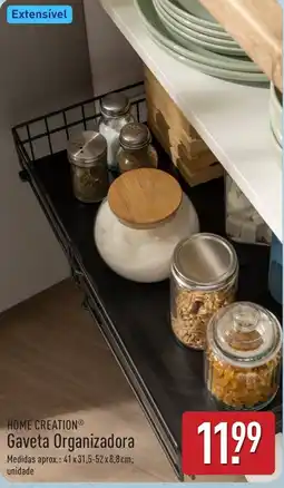 ALDI Gaveta Organizadora Home Creation promoção