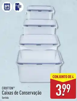 ALDI Crofton caixas de conservação promoção