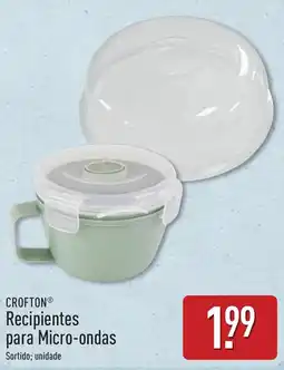 ALDI Crofton recipientes para micro-ondas promoção