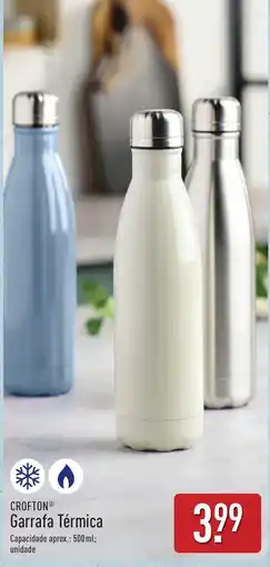 ALDI Crofton garrafa térmica promoção