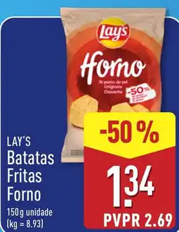 ALDI Lay's Batatas Fritas Forno promoção