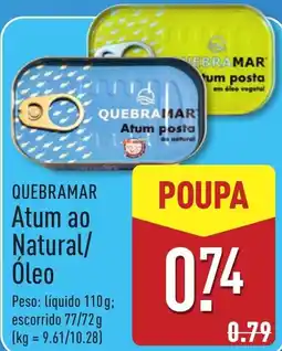 ALDI Quebramar atum ao natural/óleo promoção