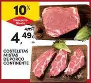 Continente Bom dia Continente - costeletas mistas de porco promoção