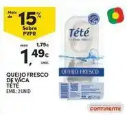Continente Bom dia Continente - queijo fresco de vaca promoção