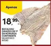 Continente Bom dia Continente - bacalhau graudo de 19 da noruega promoção