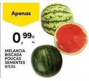 Continente Bom dia Melancia riscada poucas sementes promoção