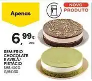 Continente Bom dia Semifrio chocolate e avela/ pistacio promoção