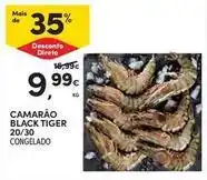 Continente Bom dia Camarão black tiger promoção