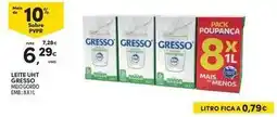 Continente Bom dia Gresso - leite uht promoção