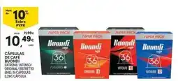 Continente Bom dia Buondi - capsule de cafes promoção