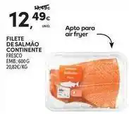 Continente Bom dia Continente - filete de salmão promoção