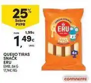 Continente Bom dia Eru - queijo tiras snack promoção