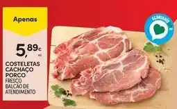 Continente Bom dia Costeletas cachaco porco fresco promoção