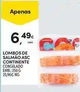 Continente Bom dia Continente - lombos de salmão asc promoção