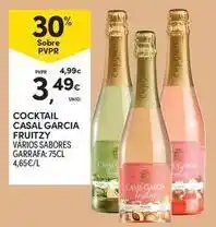Continente Bom dia Casal garcia - cocktail fruitzy promoção