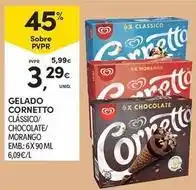 Continente Bom dia Cornetto - gelado promoção