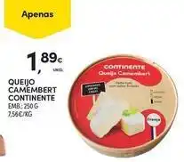 Continente Bom dia Continente - queijo camembert promoção