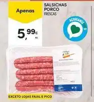 Continente Bom dia Salsichas porco promoção