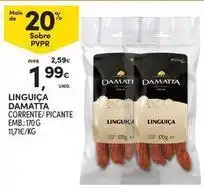 Continente Bom dia Damatta - linguiça promoção