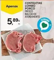Continente Bom dia Costeletas lombo porco promoção