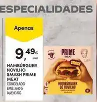 Continente Bom dia Prime - hambúrguer novilho smash meat promoção
