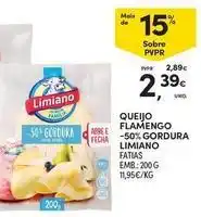 Continente Bom dia Limiano - queijo flamengo -50% gordura promoção