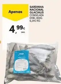 Continente Bom dia Nacional - sardinha glacialis congelada promoção