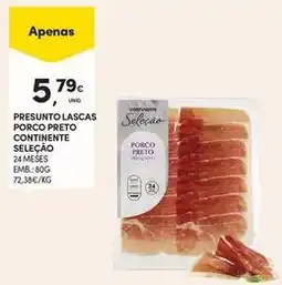 Continente Bom dia Seleção du chef - presunto lascas porco preto continente promoção