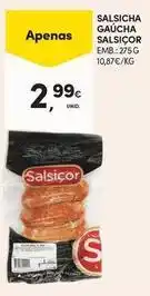Continente Bom dia Salsicha promoção