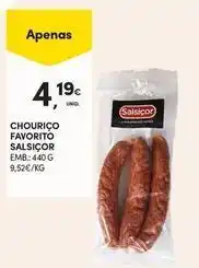 Continente Bom dia Chourico favorito promoção