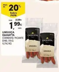 Continente Bom dia Damatta - linguiça promoção