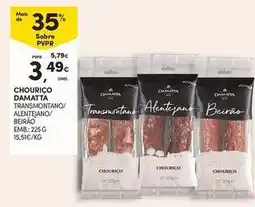 Continente Bom dia Damatta - chouriço promoção