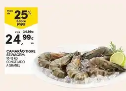 Continente Bom dia A+ - camarão tigre selvagem promoção
