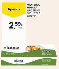 Continente Bom dia Mimosa - manteiga promoção