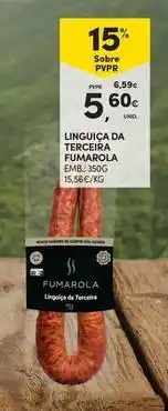 Continente Bom dia Linguiça da terceira fumarola promoção