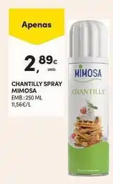 Continente Bom dia Mimosa - spray promoção