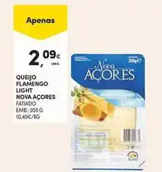 Continente Bom dia Queijo flamengo light nova açores promoção