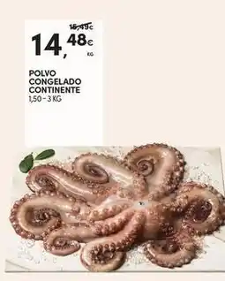 Continente Bom dia Continente - polvo congelado promoção