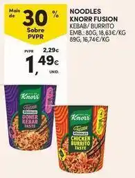 Continente Bom dia Knorr - noodles fusion promoção