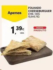 Continente Bom dia Folhado cheeseburguer promoção