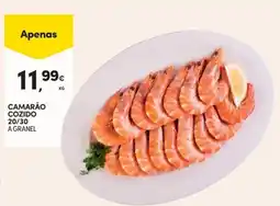 Continente Camarão cozido 20/30 promoção