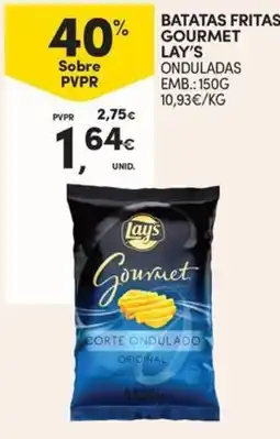 Continente Batatas fritas gourmet lay's promoção